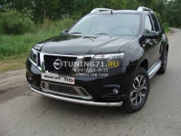 Пороги труба 42,4 мм Nissan Terrano 2014